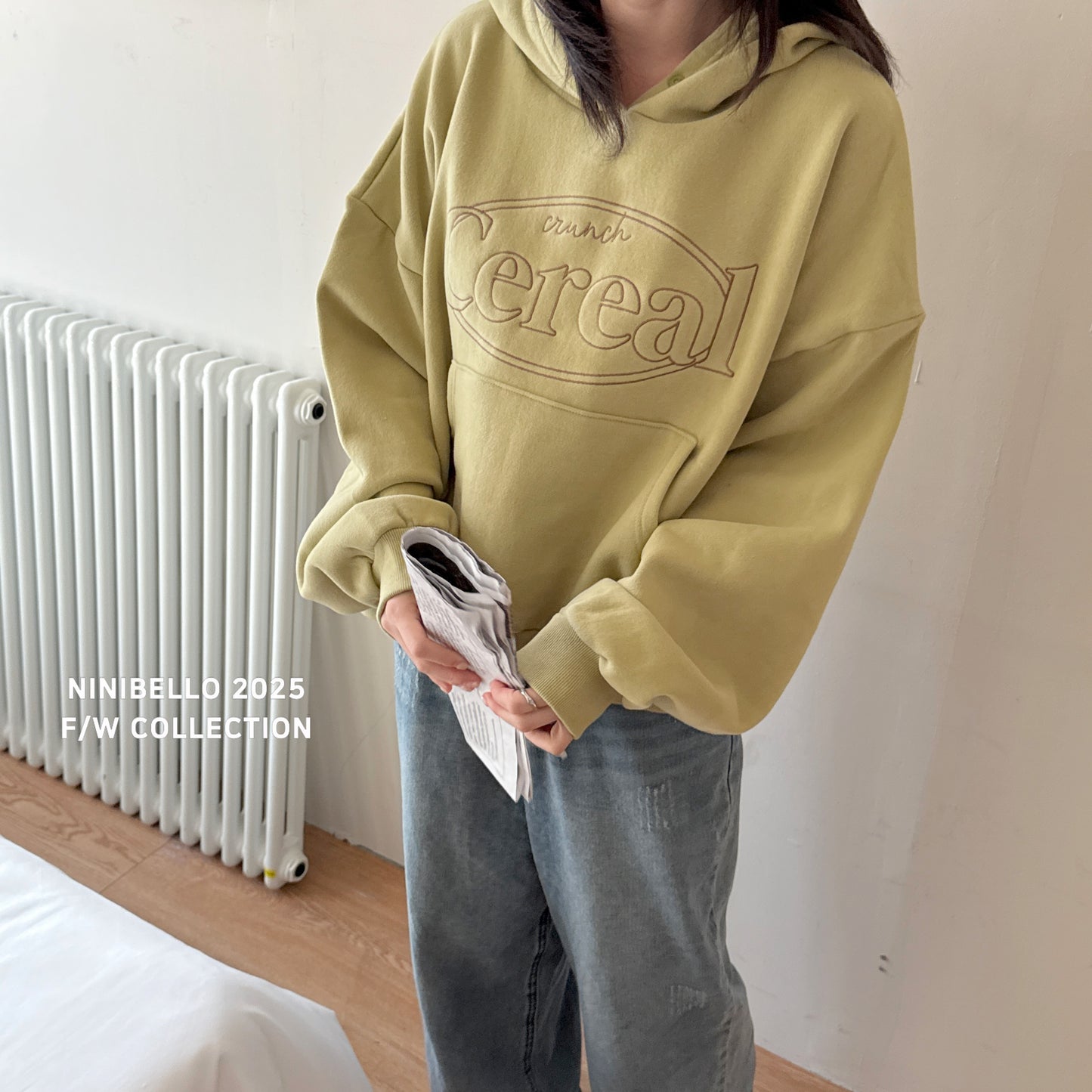 韓國童裝 25秋冬 | NB25416 Hooded Tee 親子裝 (MOM)