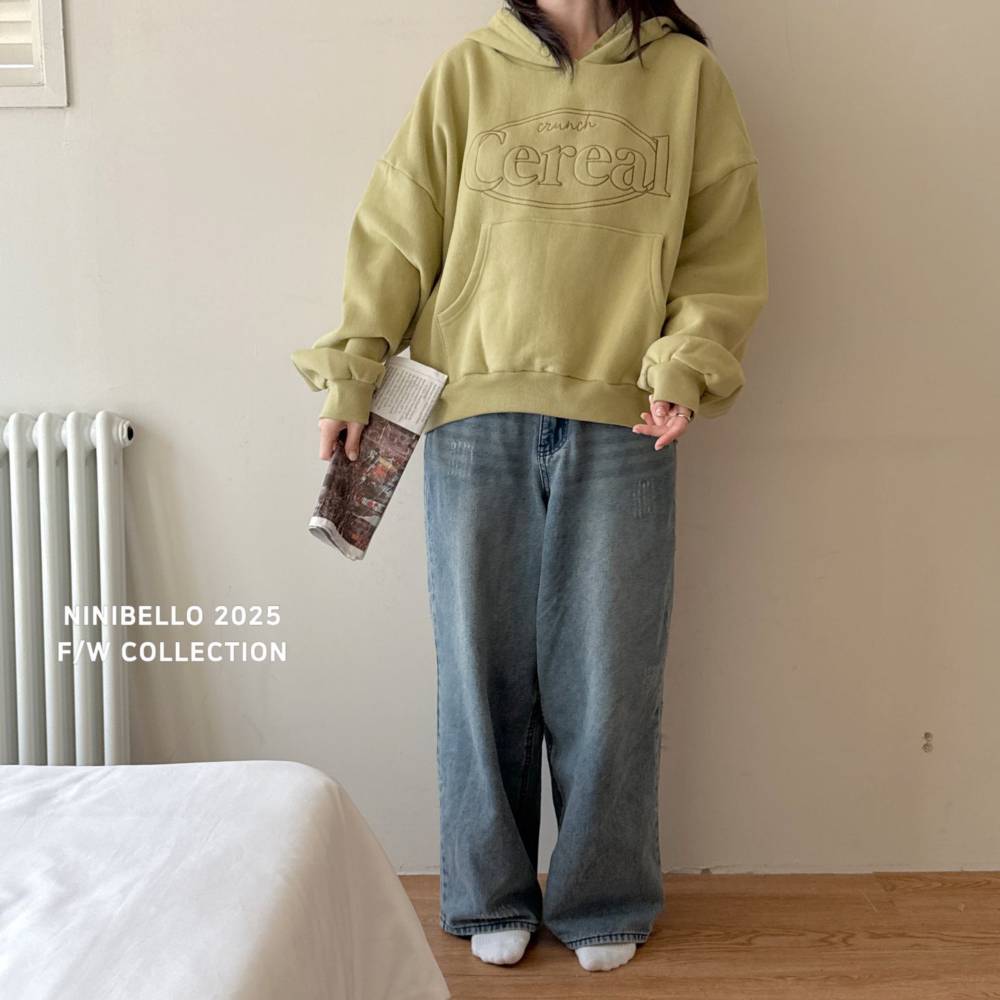 韓國童裝 25秋冬 | NB25416 Hooded Tee 親子裝 (MOM)