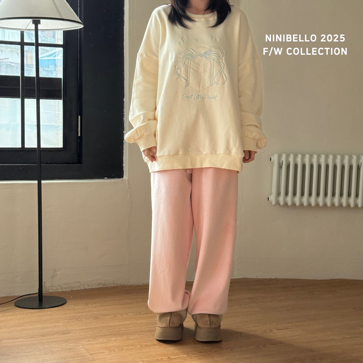 韓國童裝 25秋冬 | NB25414 Present Top and Bottom Set 親子裝 (MOM)