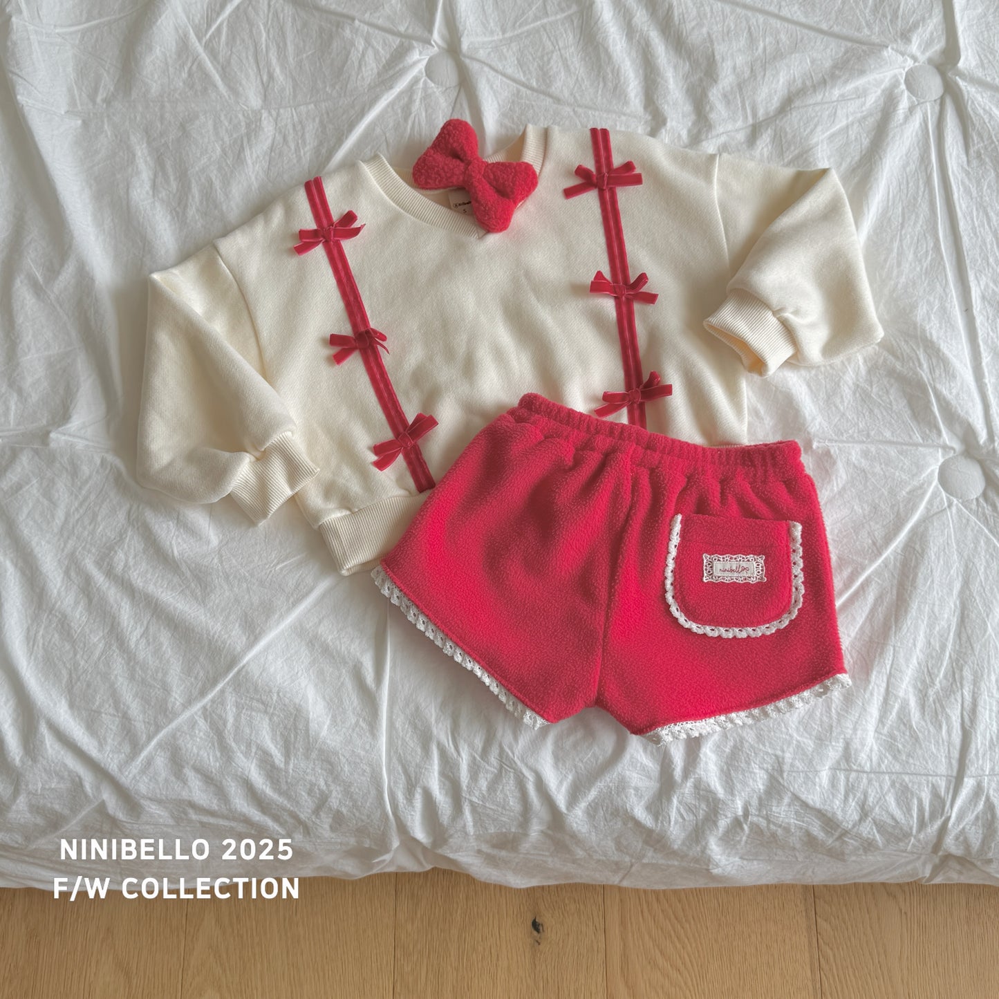 韓國童裝 25秋冬 | NB25408 Ribbon MTM