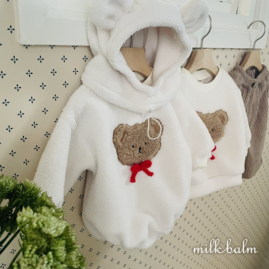 韓國童裝 25秋冬 | MK25416 Bear Bear Baby Suit
