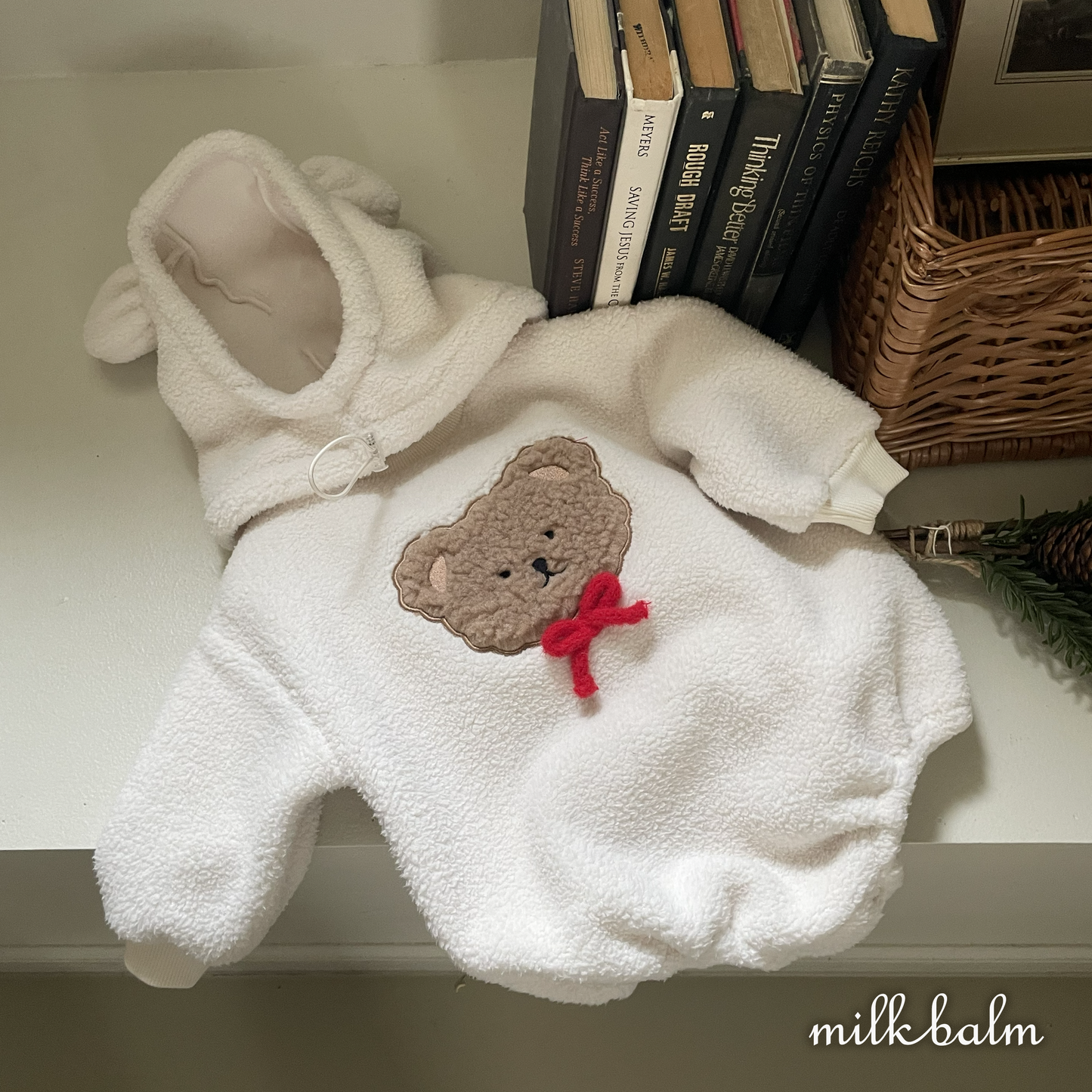 韓國童裝 25秋冬 | MK25416 Bear Bear Baby Suit