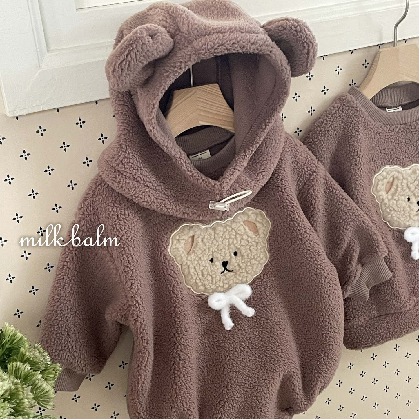 韓國童裝 25秋冬 | MK25416 Bear Bear Baby Suit