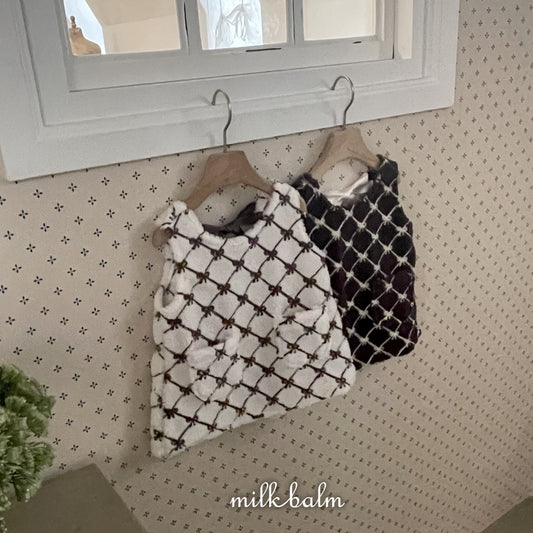 韓國童裝 25秋冬 | MK25404 Ribbon OPS