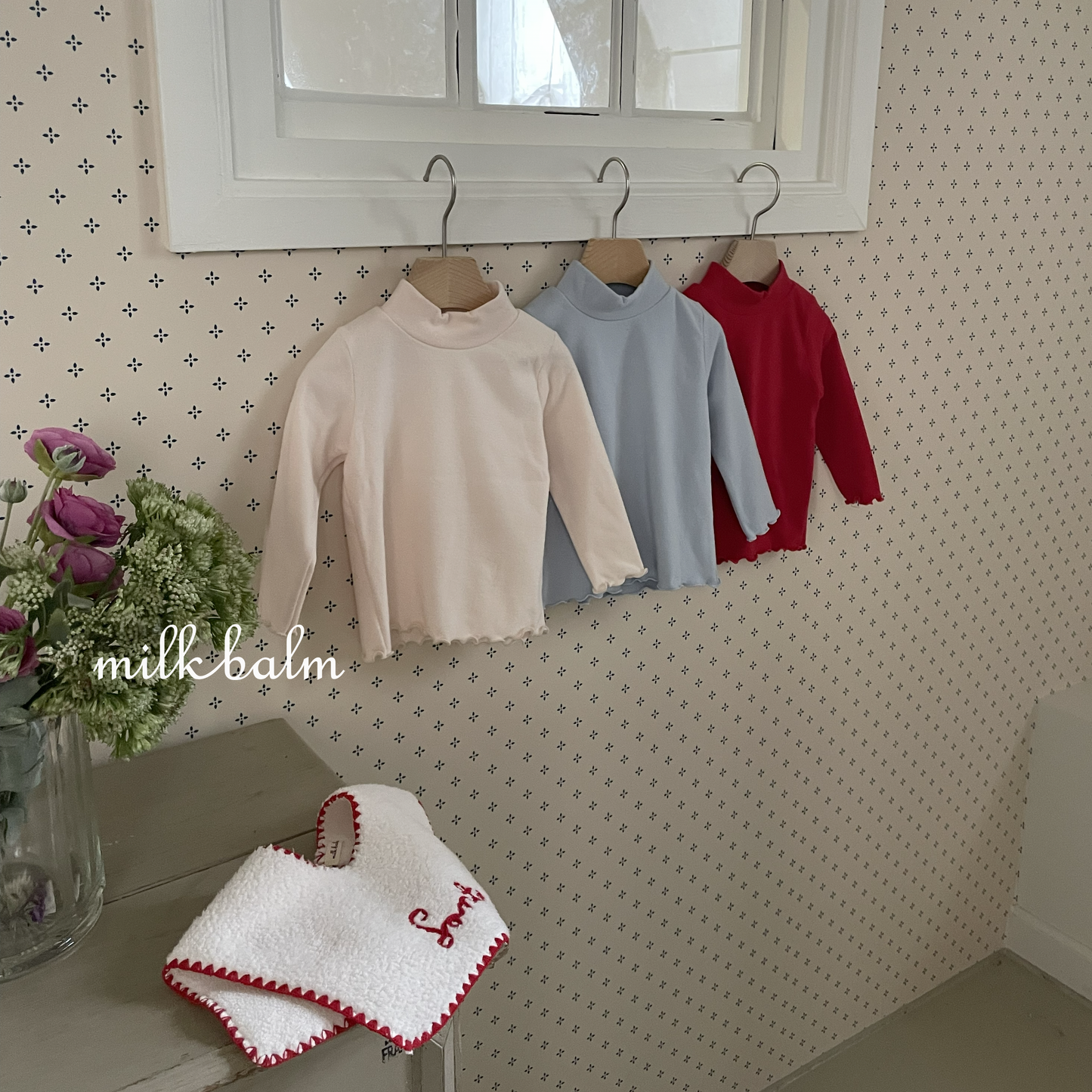 韓國童裝 25秋冬 | MK25409 Mock Basic Tee