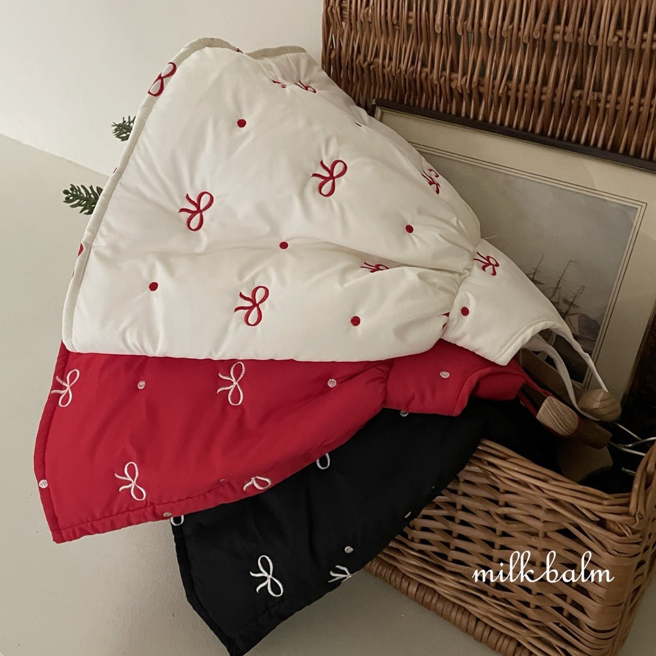 韓國童裝 25秋冬 | MK25410 Embroidery OPS