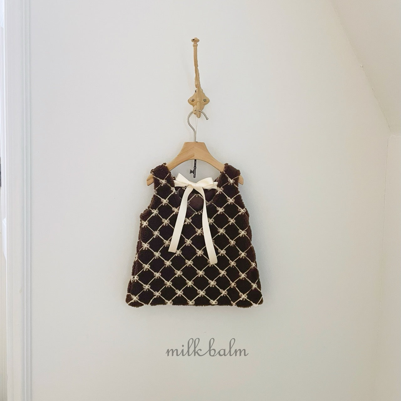 韓國童裝 25秋冬 | MK25404 Ribbon OPS