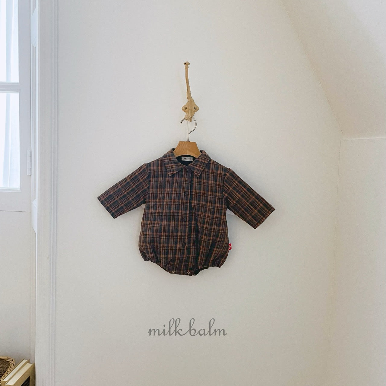 韓國童裝 25秋冬 | MK25418 Check Baby Suit