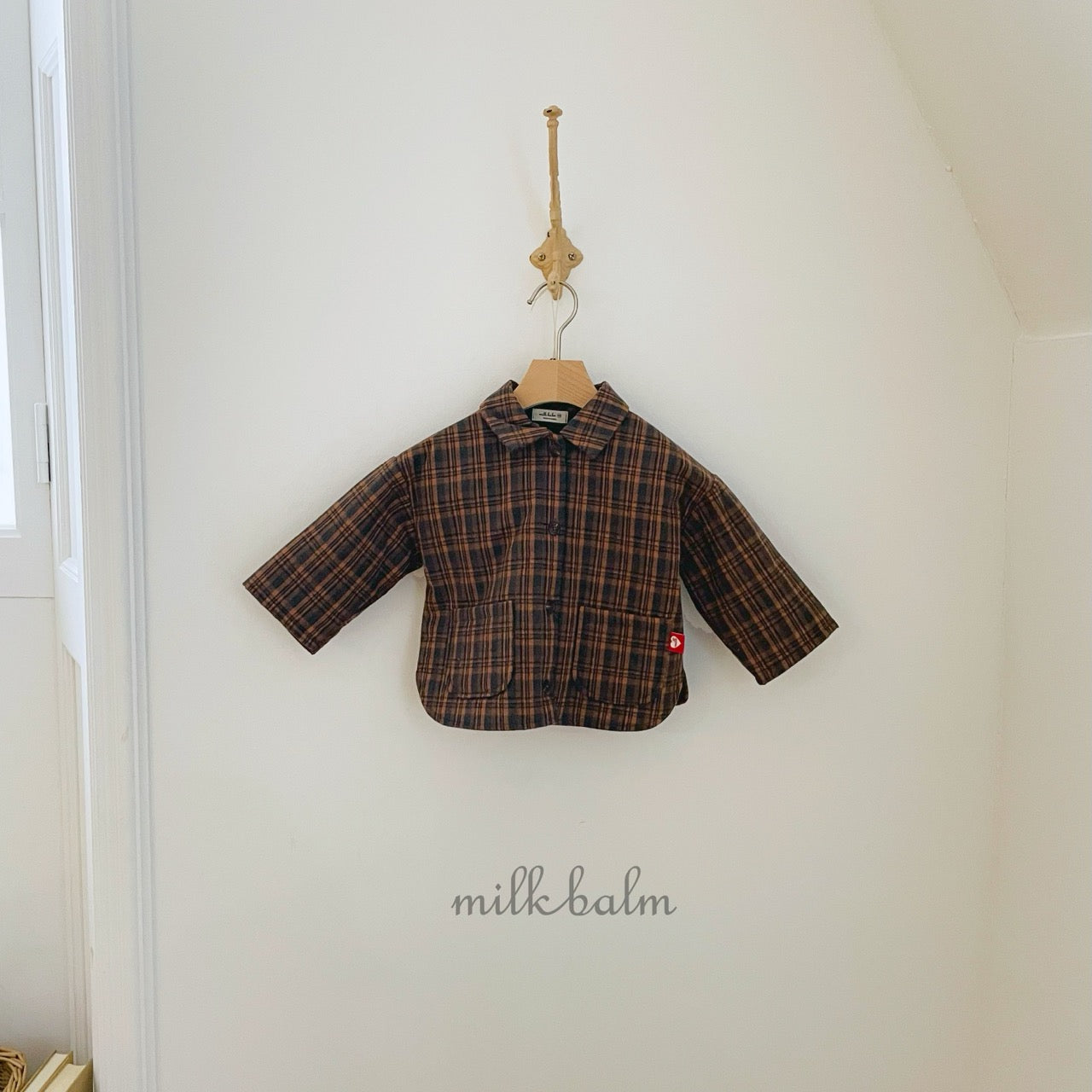 韓國童裝 25秋冬 | MK25419 Check Shirt