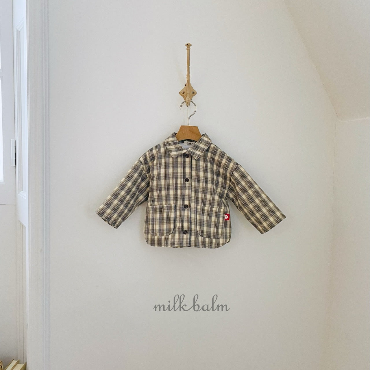 韓國童裝 25秋冬 | MK25419 Check Shirt