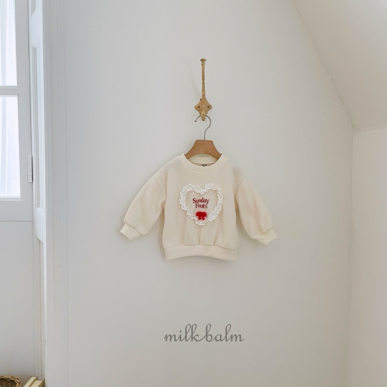 韓國童裝 25秋冬 | MK25407 Heart MTM