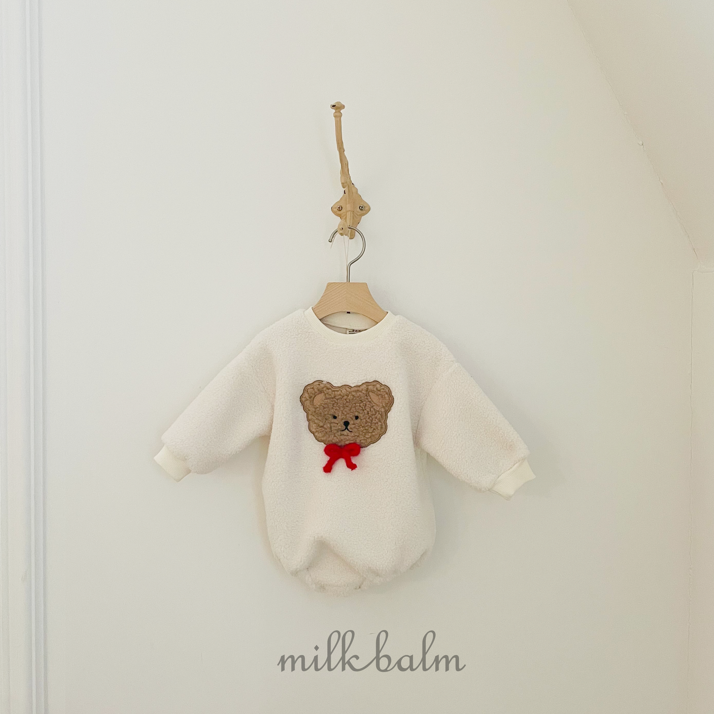韓國童裝 25秋冬 | MK25416 Bear Bear Baby Suit