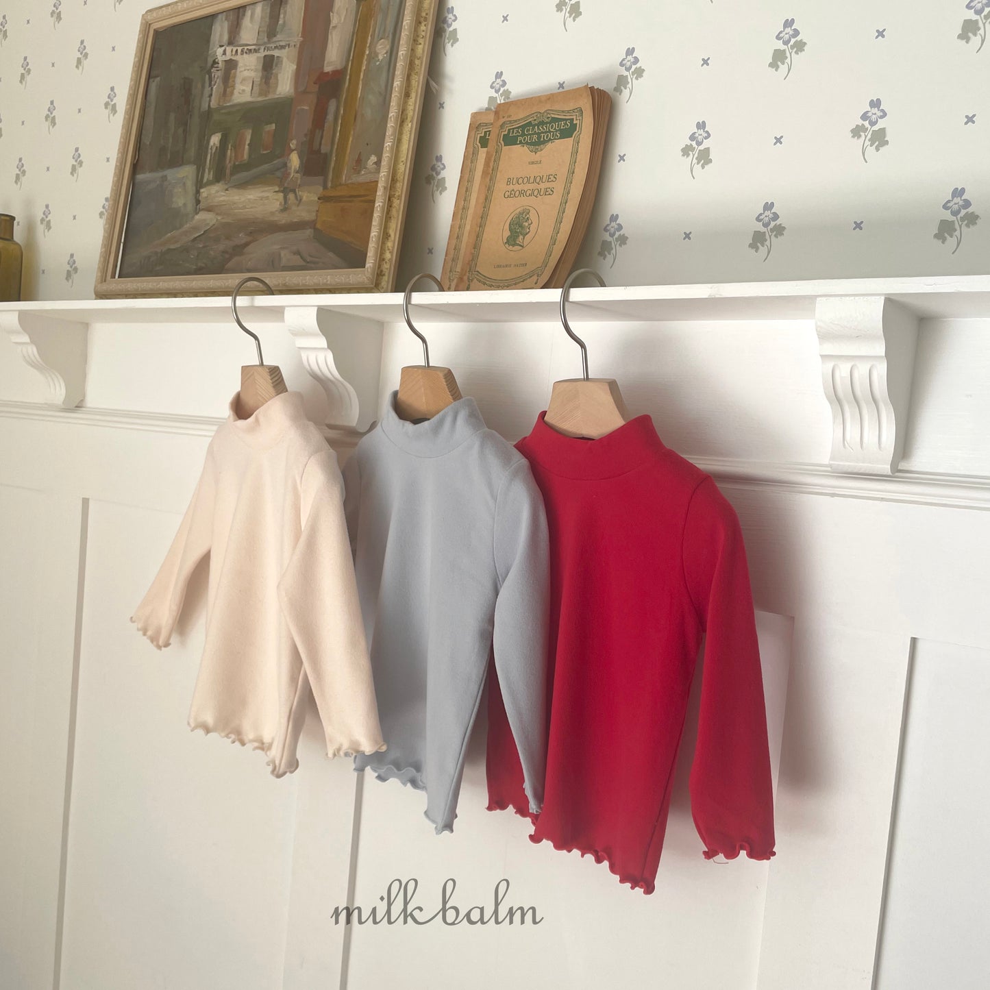 韓國童裝 25秋冬 | MK25409 Mock Basic Tee