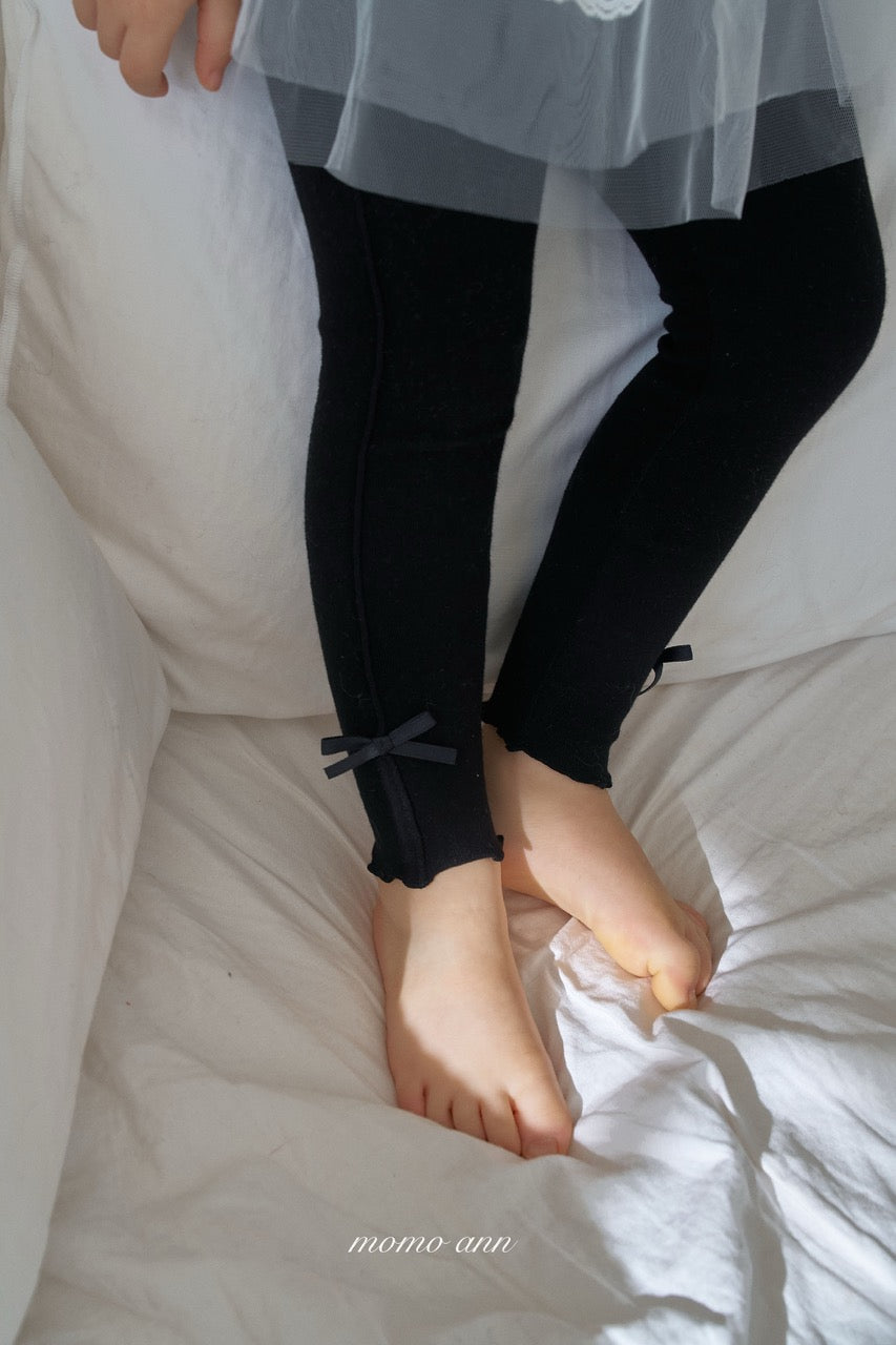 韓國童裝 26春| MN26113  Ribbon Leggings
