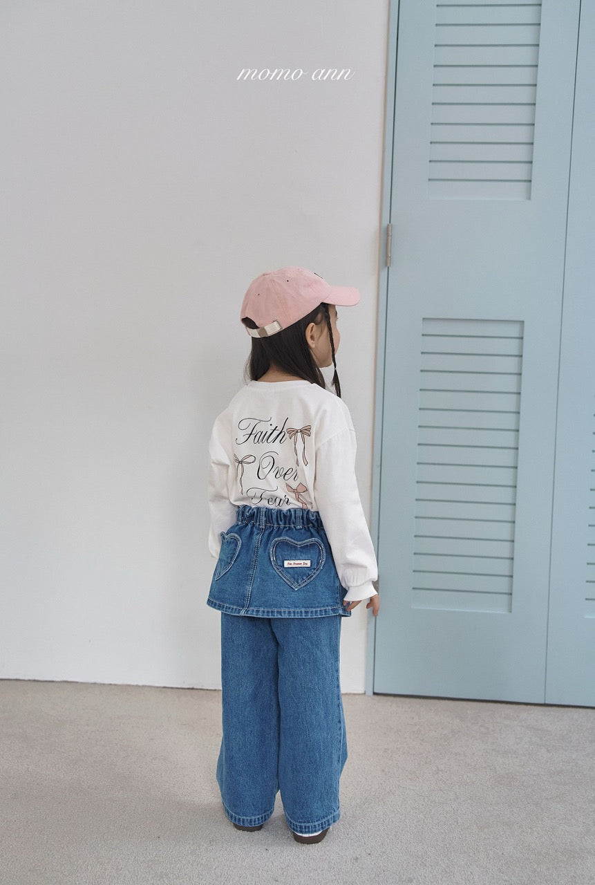 韓國童裝 26春| MN26123 Skirt Jeans