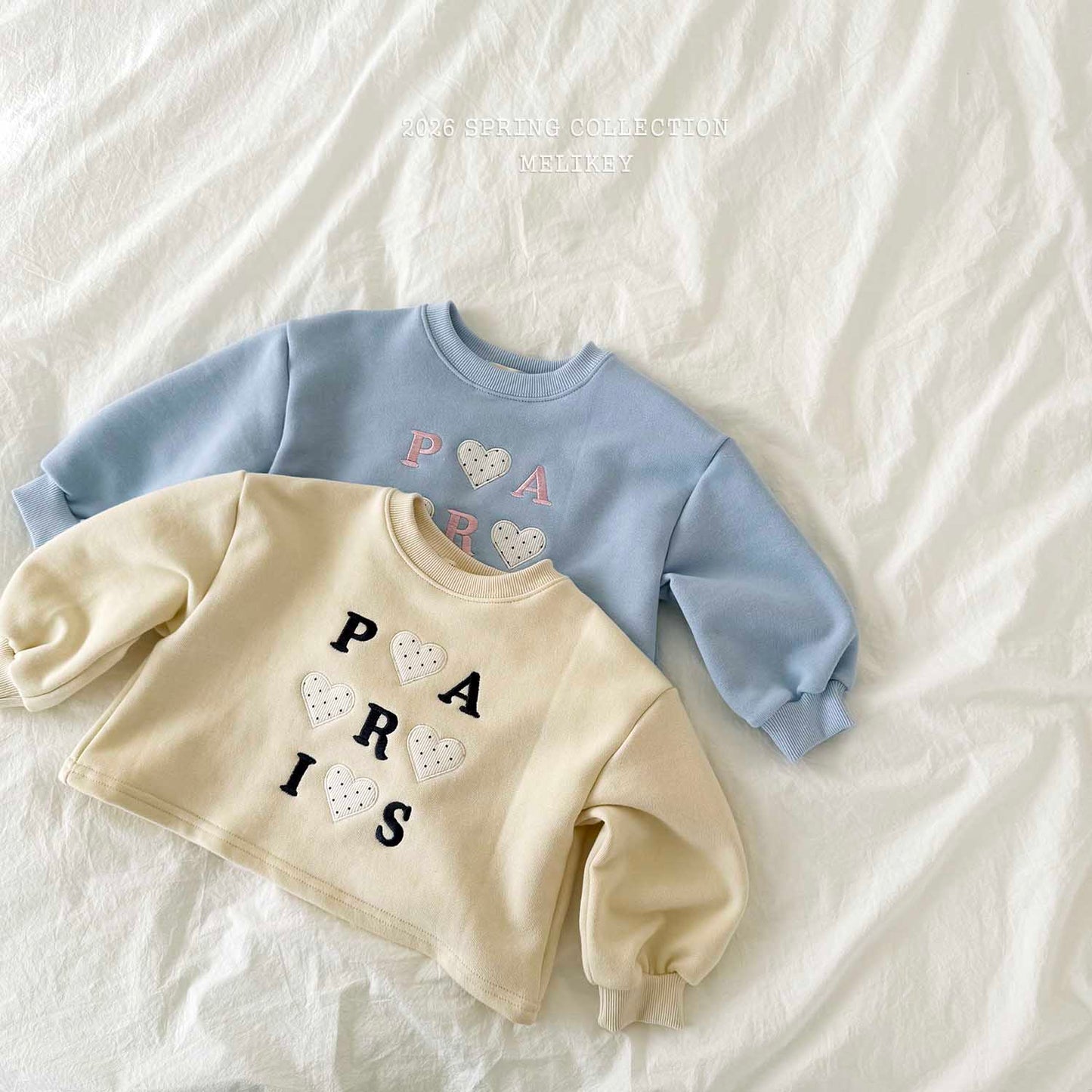 韓國童裝 26春 |ME26151 Heart MTM