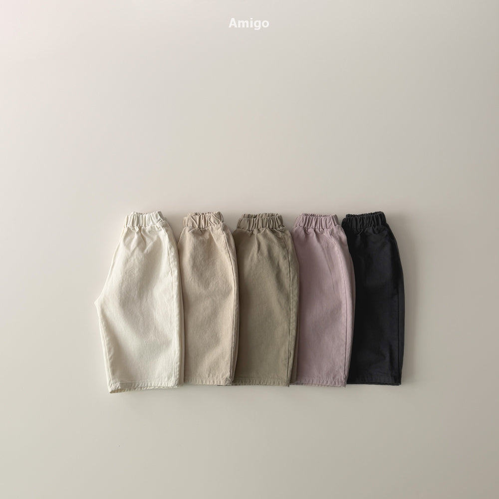 韓國童裝 26秋| AM42 Twill Basic Pants 長褲 (80-120)