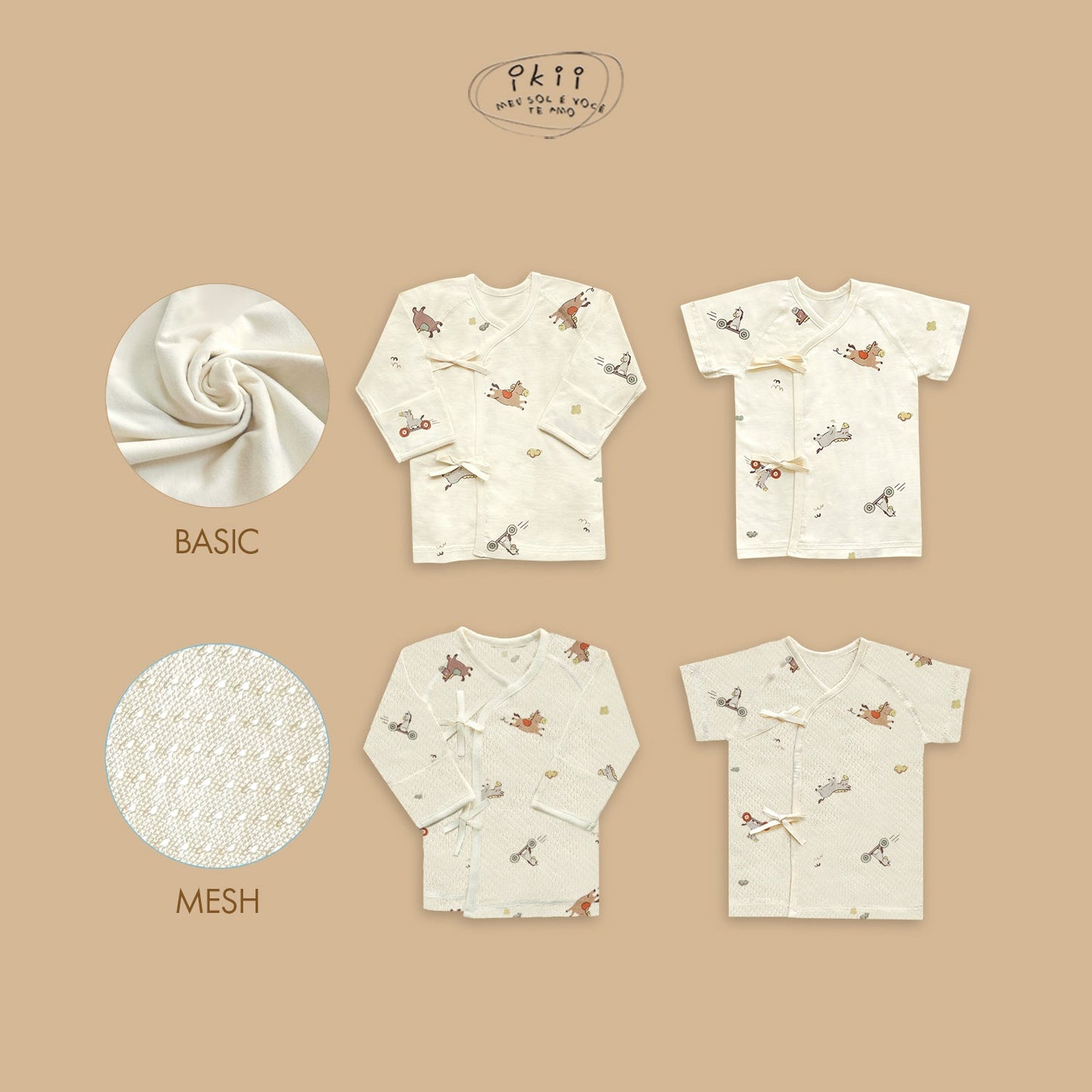 【現貨+預訂】ikii / Horse Baby 滑板馬仔初生和尚衣