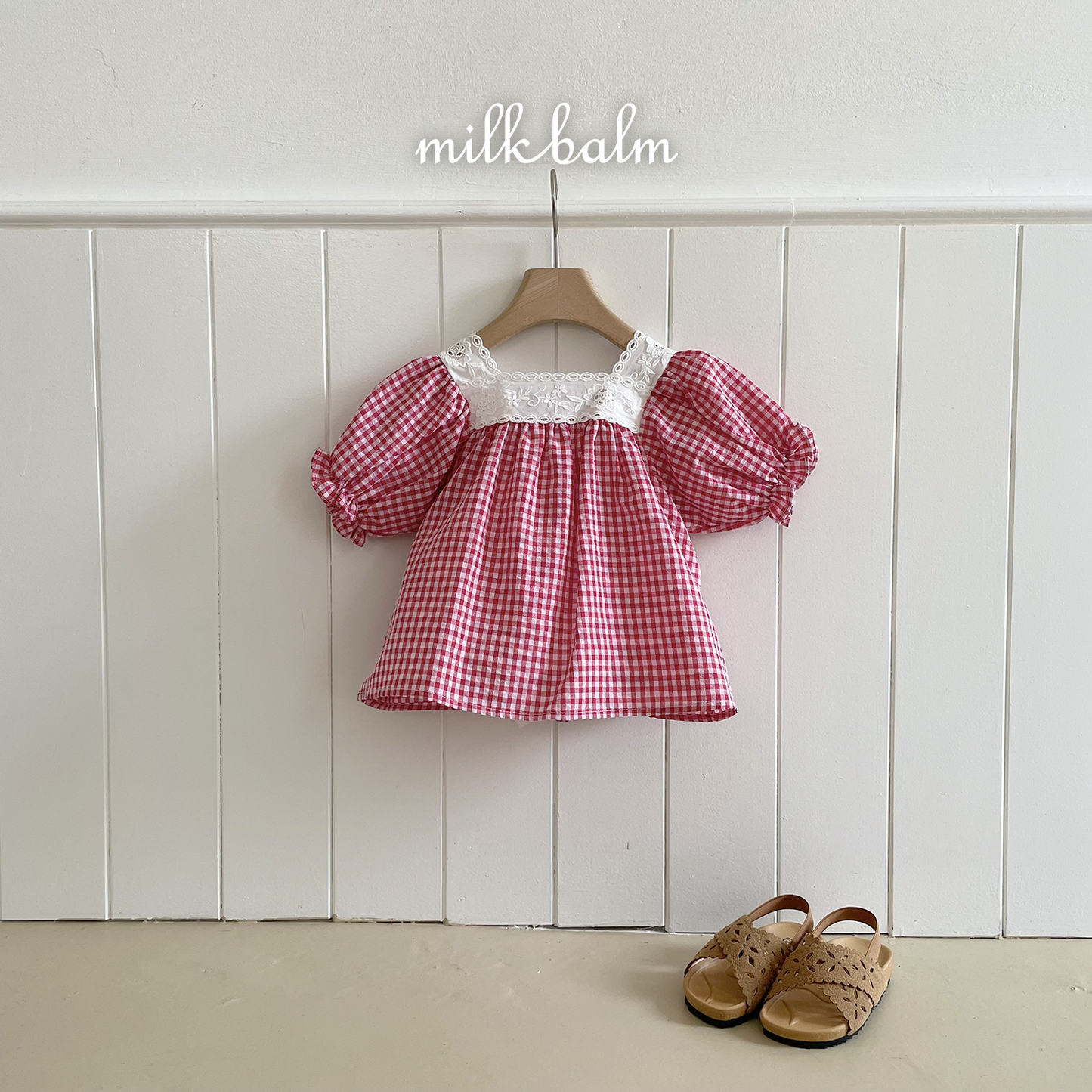 韓國童裝 26夏| MK10 Ivy Check BL (80-120cm)