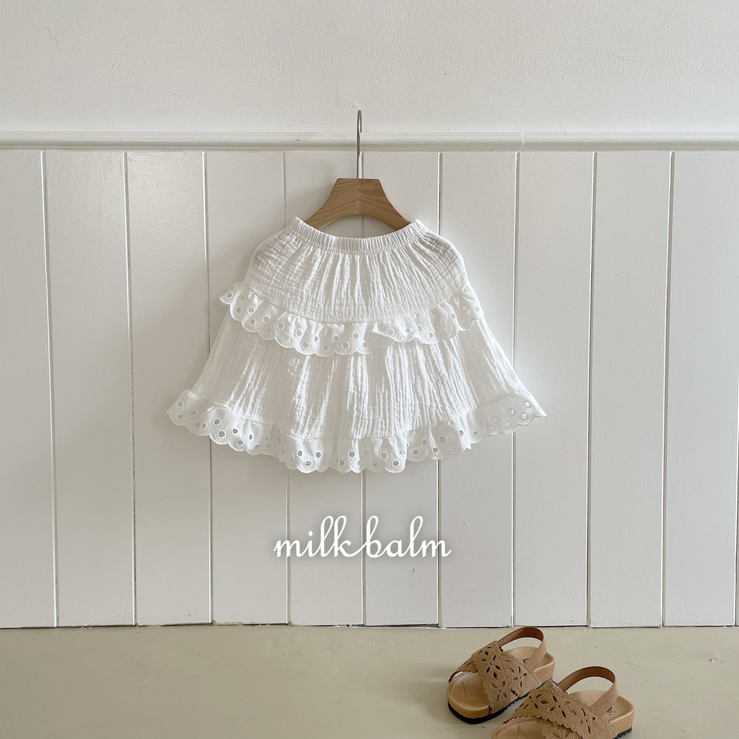 韓國童裝 26夏| MK20 Pure Punching Skirt (80-120cm)