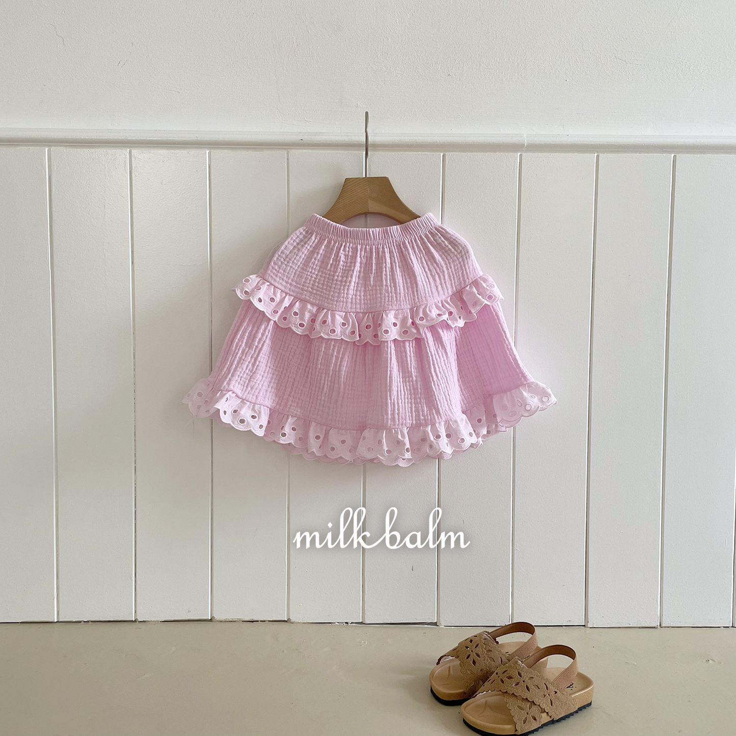 韓國童裝 26夏| MK20 Pure Punching Skirt (80-120cm)