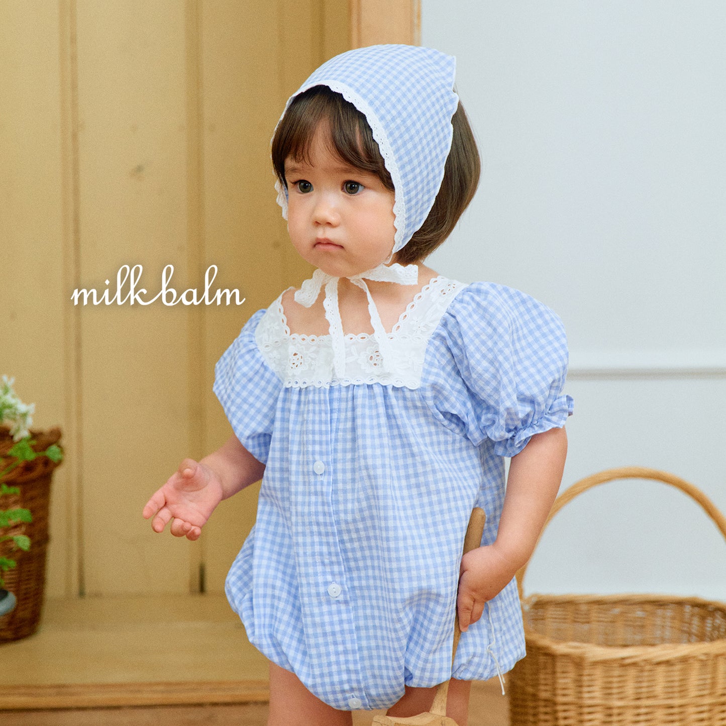 韓國童裝 26夏| MK09 Ivy Check Suit (75-90cm)