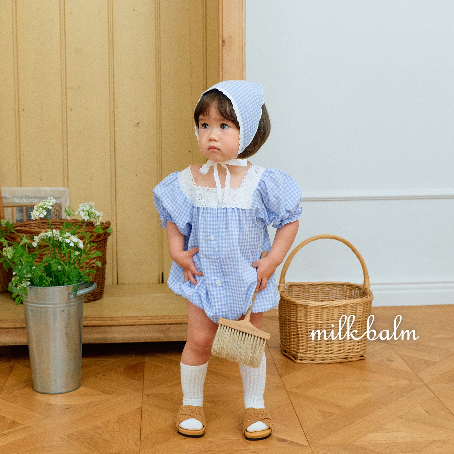 韓國童裝 26夏| MK09 Ivy Check Suit (75-90cm)