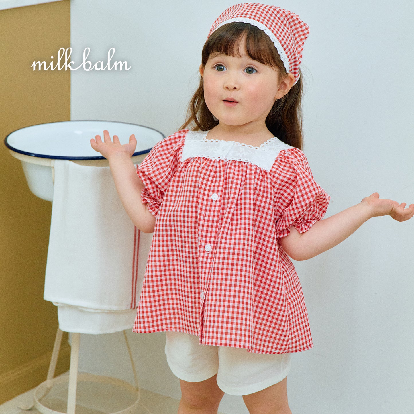 韓國童裝 26夏| MK10 Ivy Check BL (80-120cm)