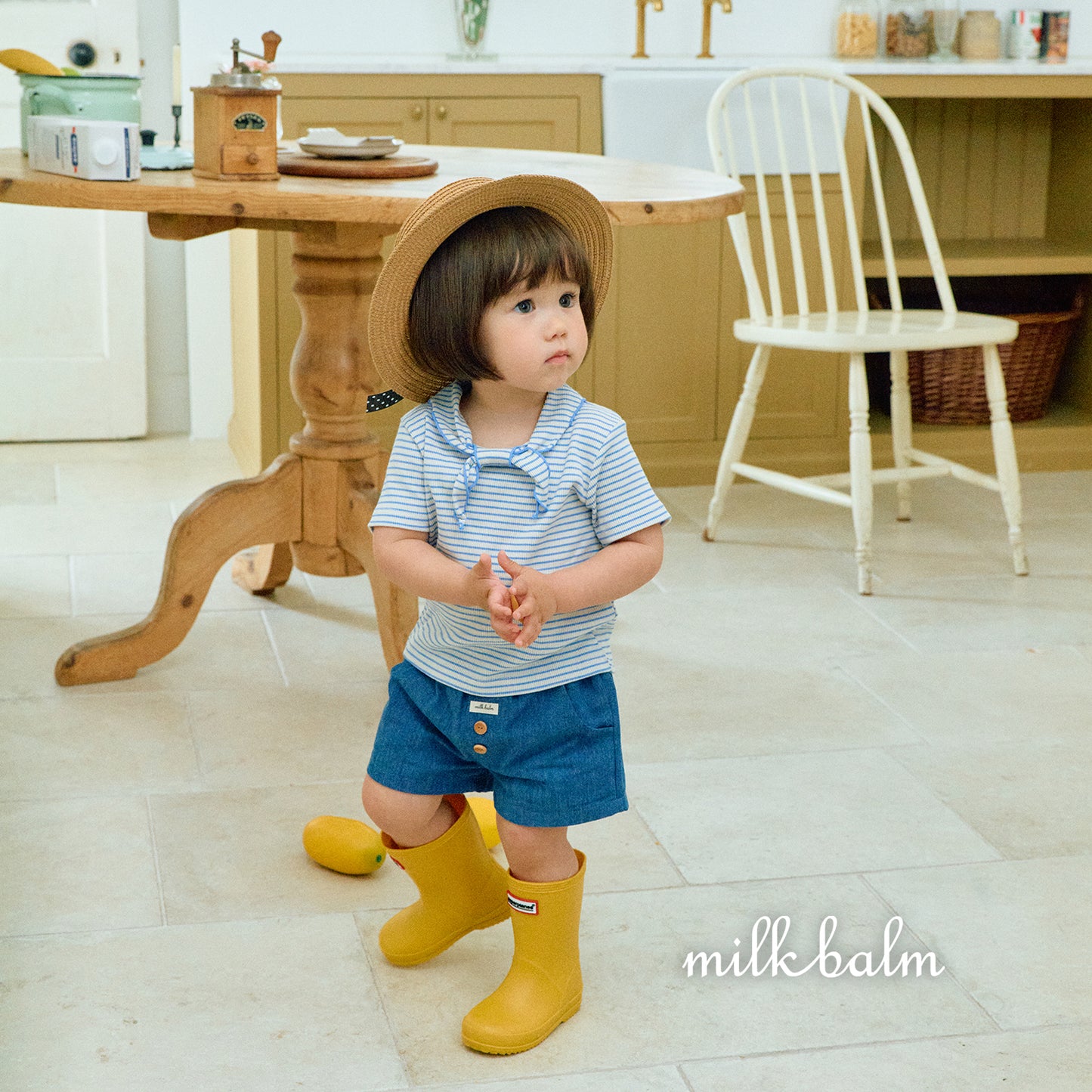 韓國童裝 26夏| MK28 26 Sailor Short Sleeve T (80-120cm)