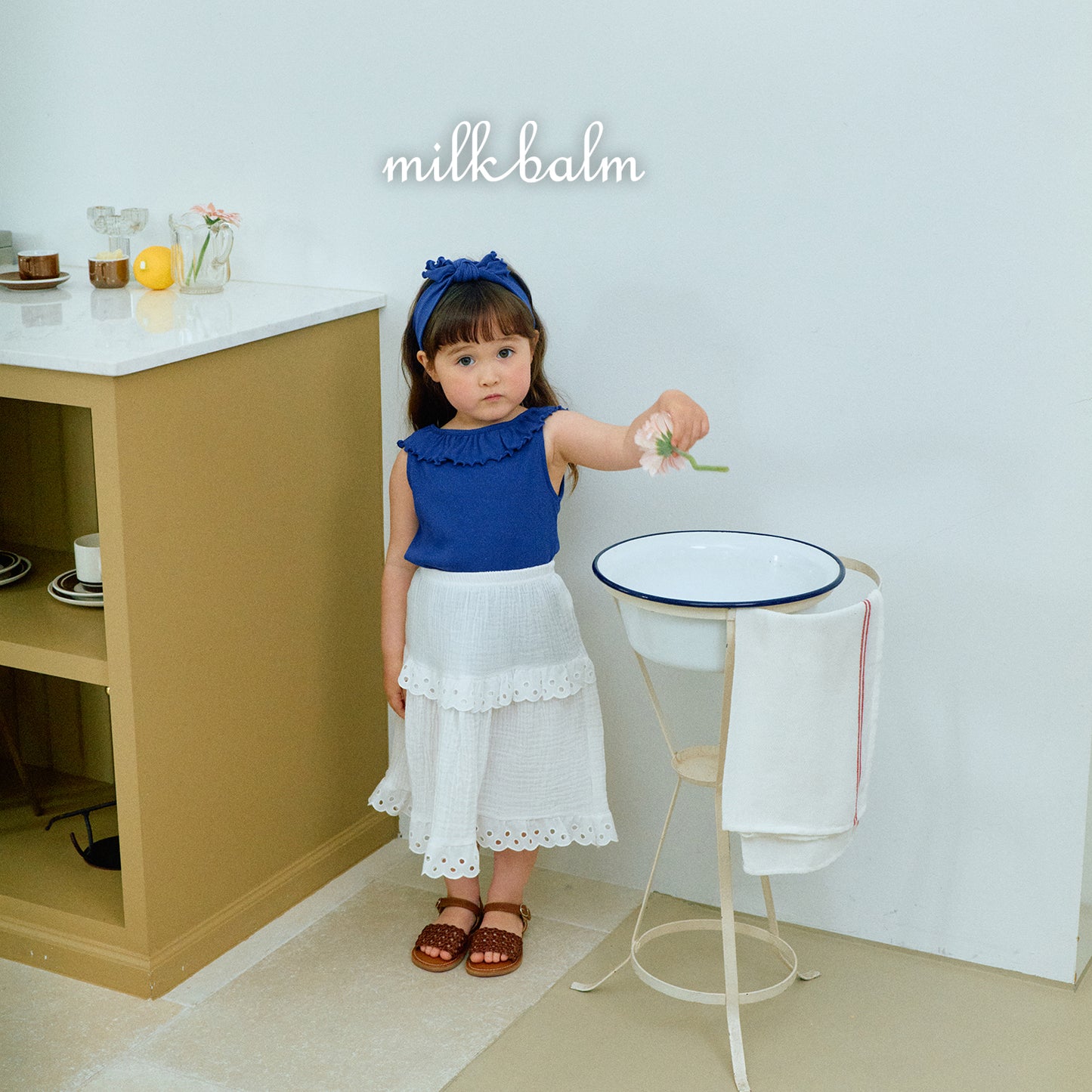 韓國童裝 26夏| MK20 Pure Punching Skirt (80-120cm)