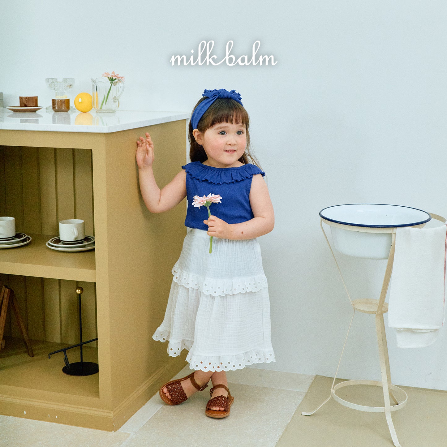 韓國童裝 26夏| MK20 Pure Punching Skirt (80-120cm)
