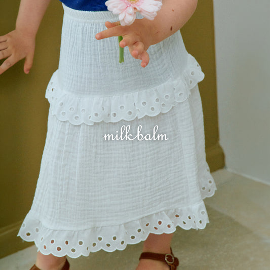 韓國童裝 26夏| MK20 Pure Punching Skirt (80-120cm)