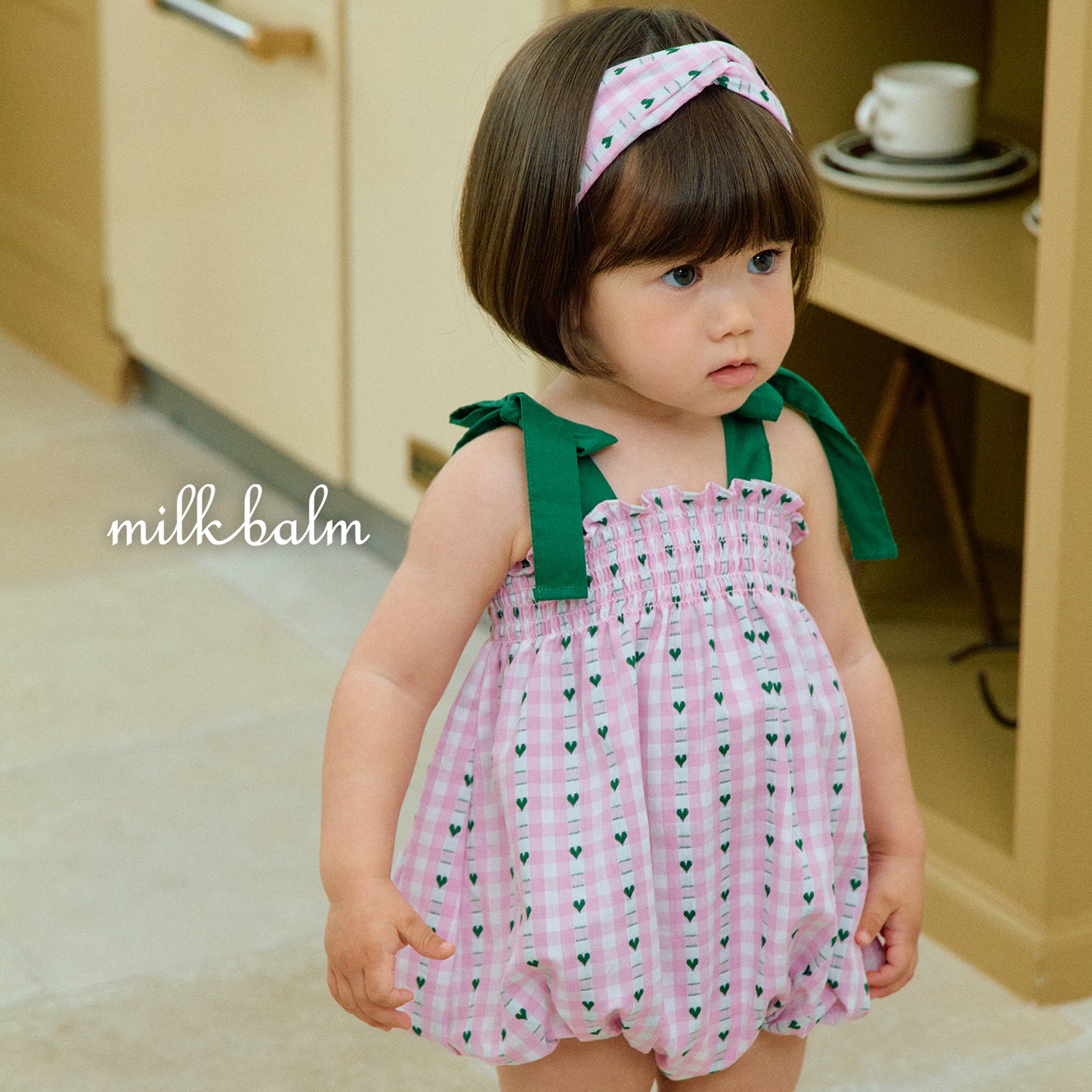 韓國童裝 26夏| MK31 Coco Smocking Suit (75-90cm)