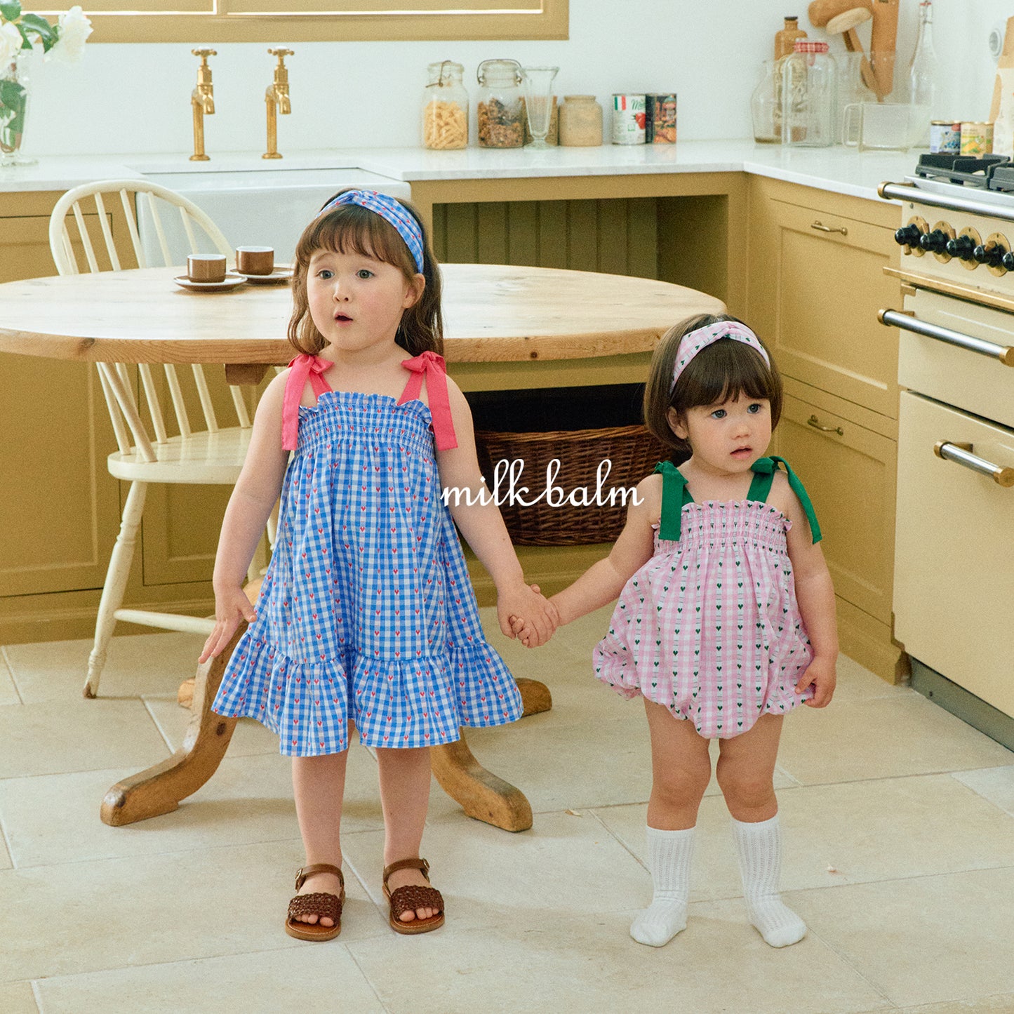 韓國童裝 26夏| MK31 Coco Smocking Suit (75-90cm)