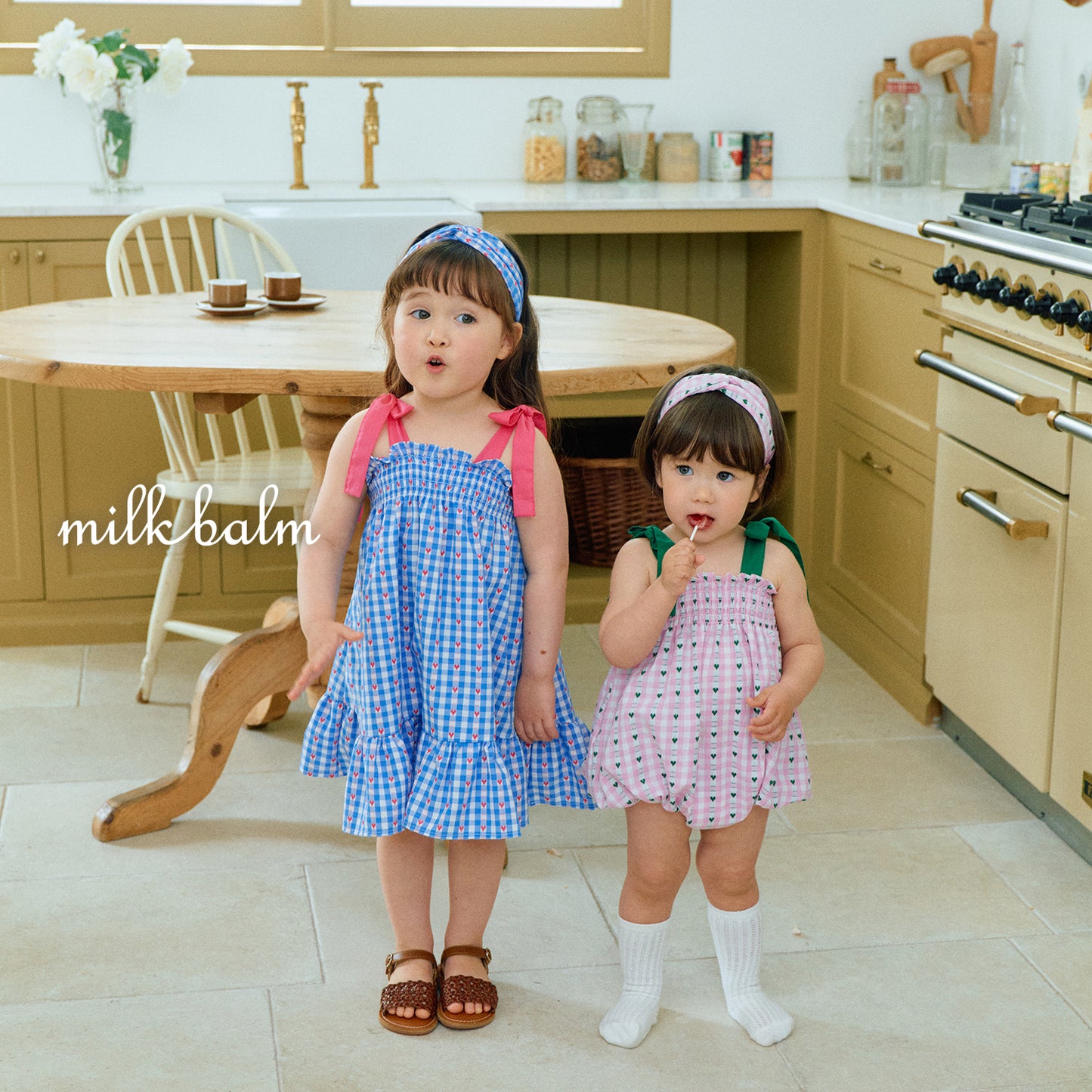 韓國童裝 26夏| MK32 Coco Smocking OPS (80-120cm)