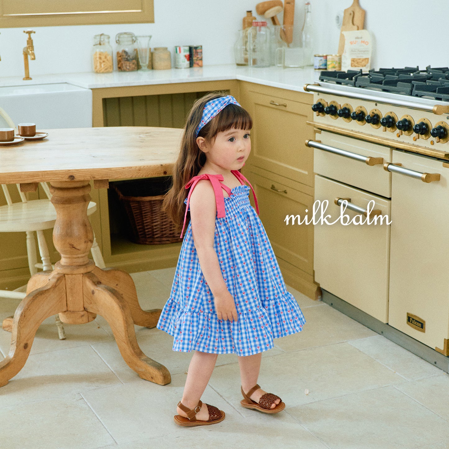 韓國童裝 26夏| MK32 Coco Smocking OPS (80-120cm)