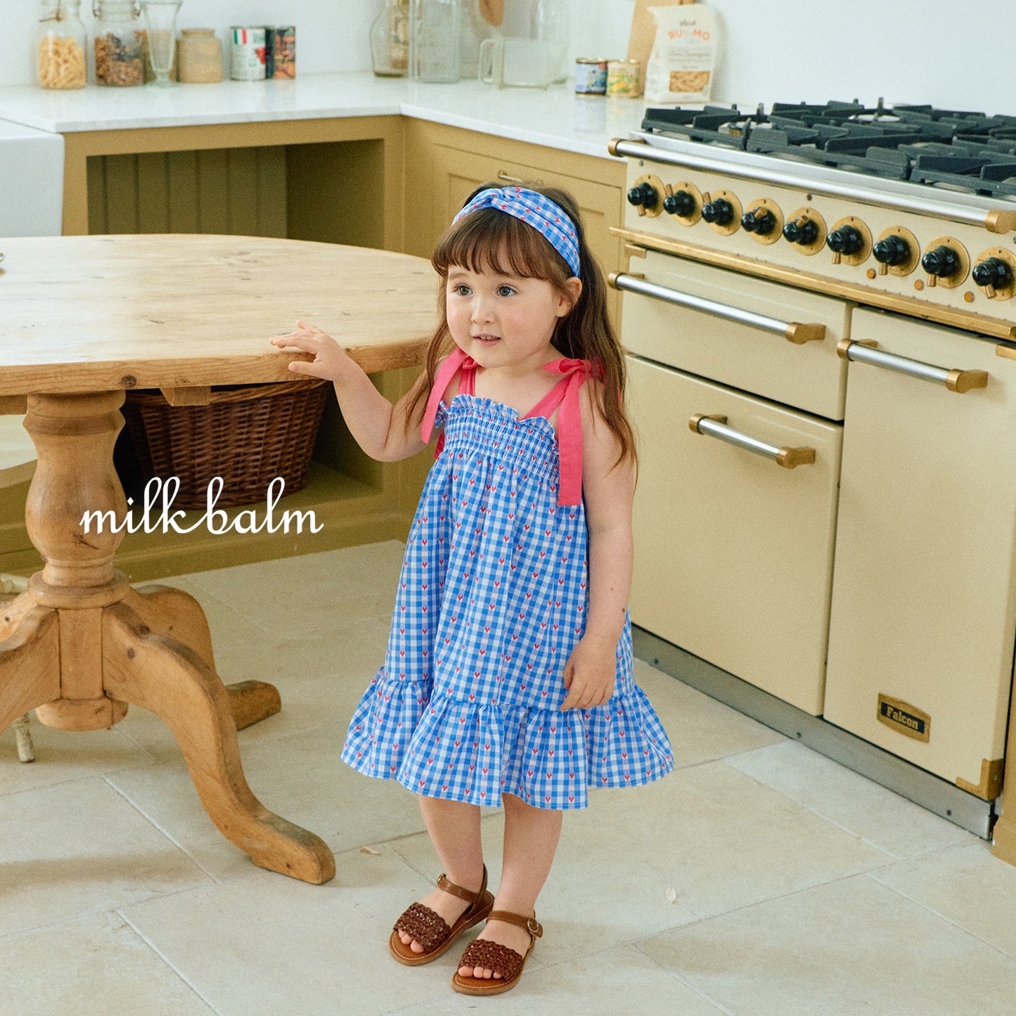 韓國童裝 26夏| MK32 Coco Smocking OPS (80-120cm)