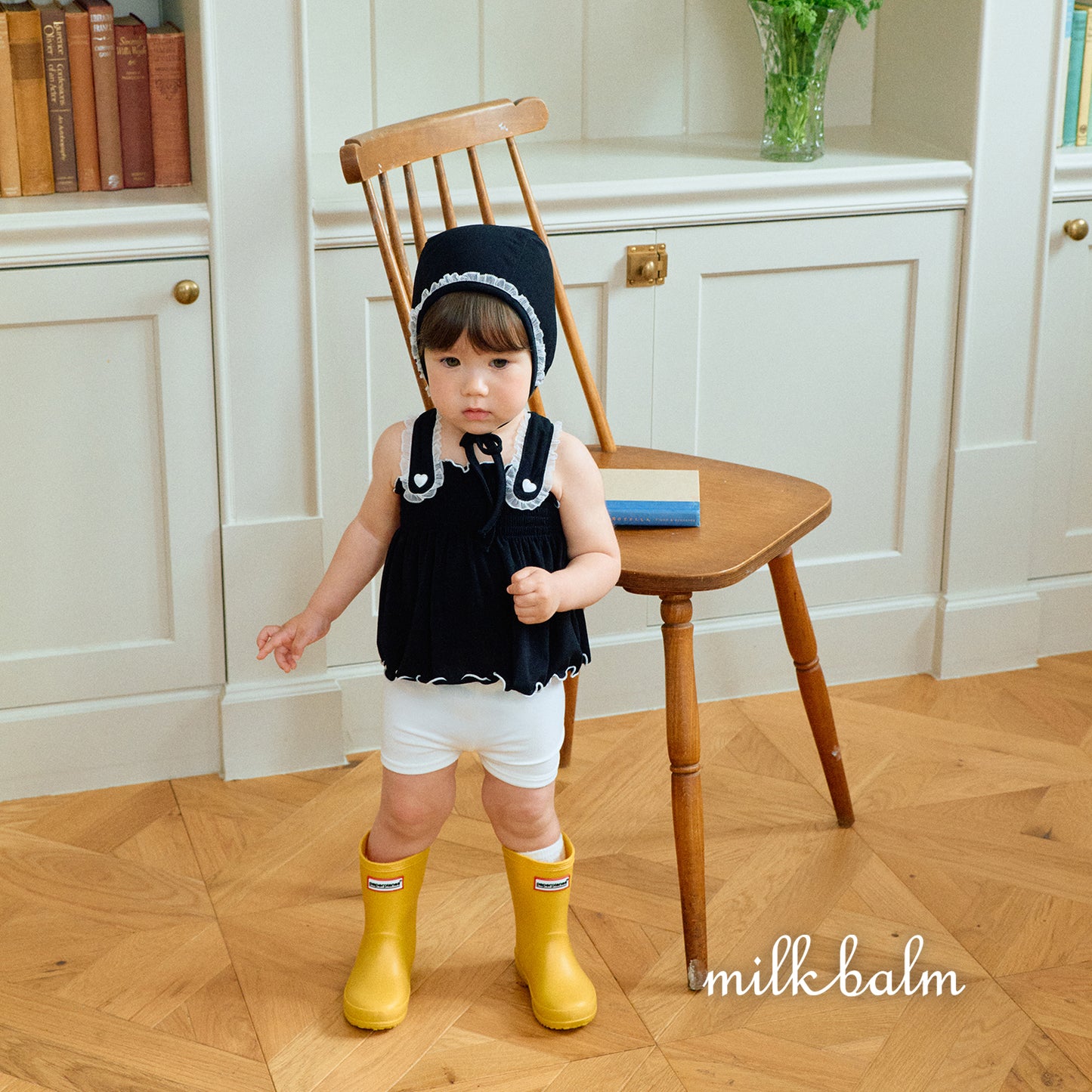 韓國童裝 26夏| MK01 Bella Smocking Swimsuit SET (80-120cm)