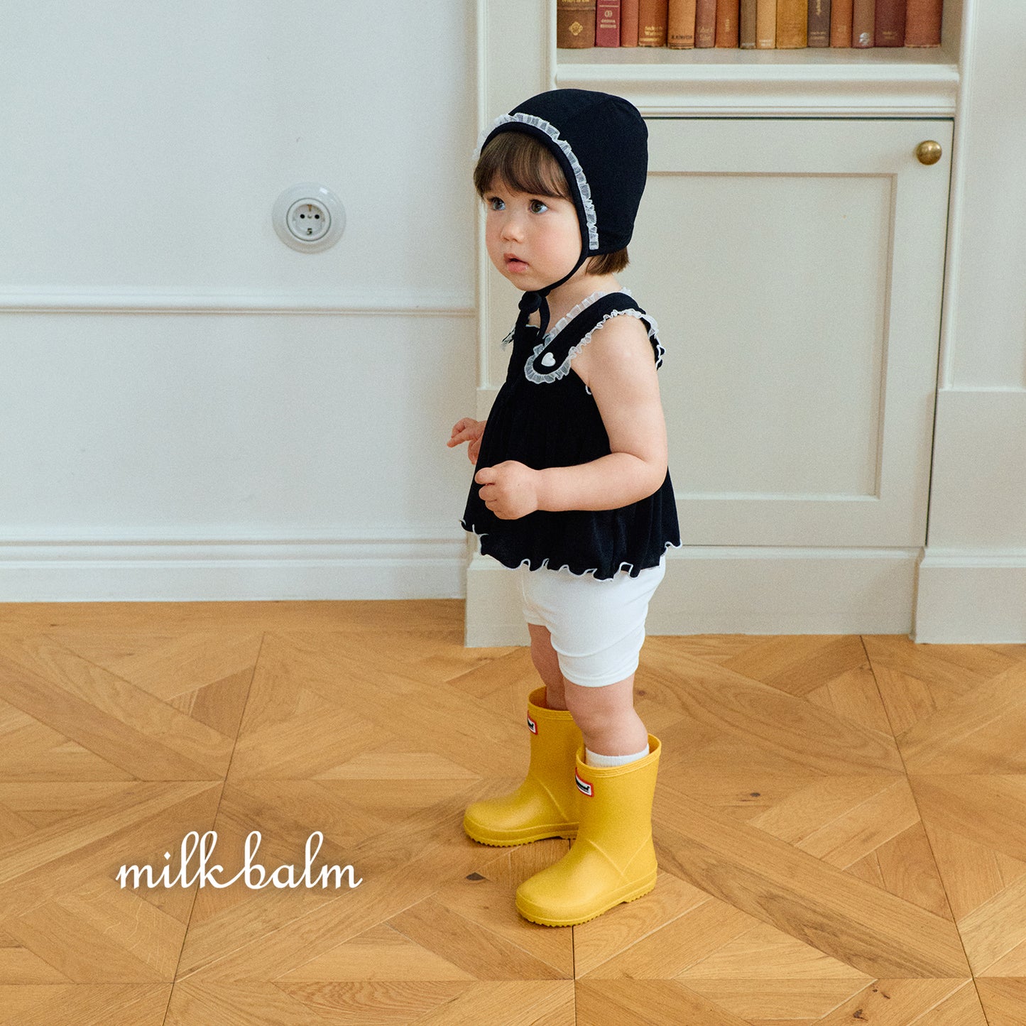 韓國童裝 26夏| MK01 Bella Smocking Swimsuit SET (80-120cm)
