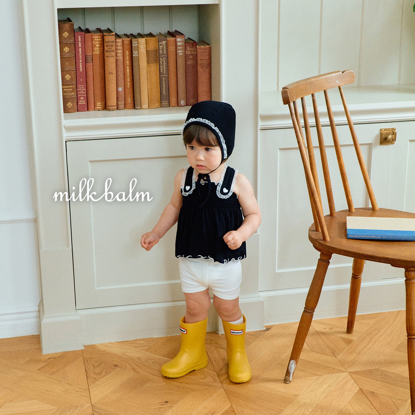韓國童裝 26夏| MK01 Bella Smocking Swimsuit SET (80-120cm)