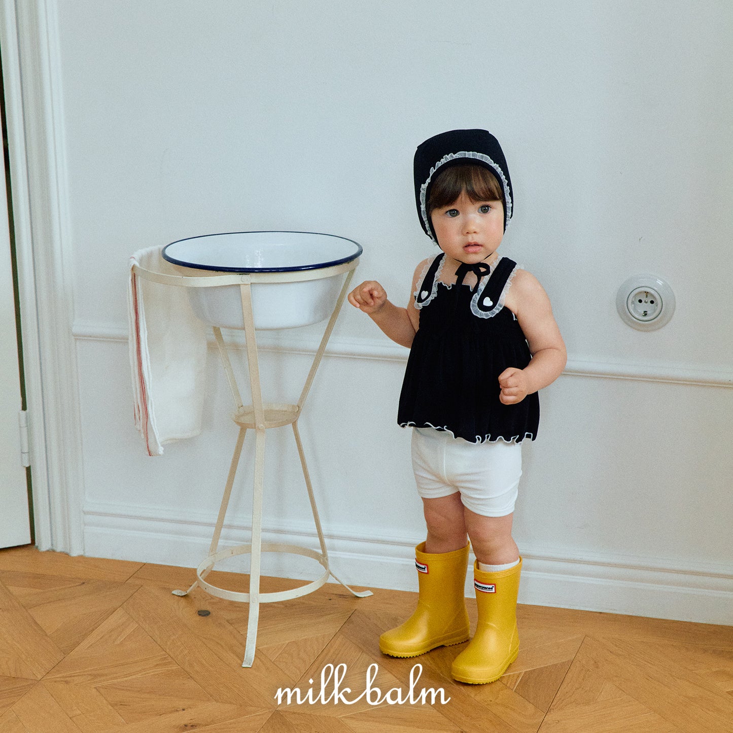 韓國童裝 26夏| MK01 Bella Smocking Swimsuit SET (80-120cm)