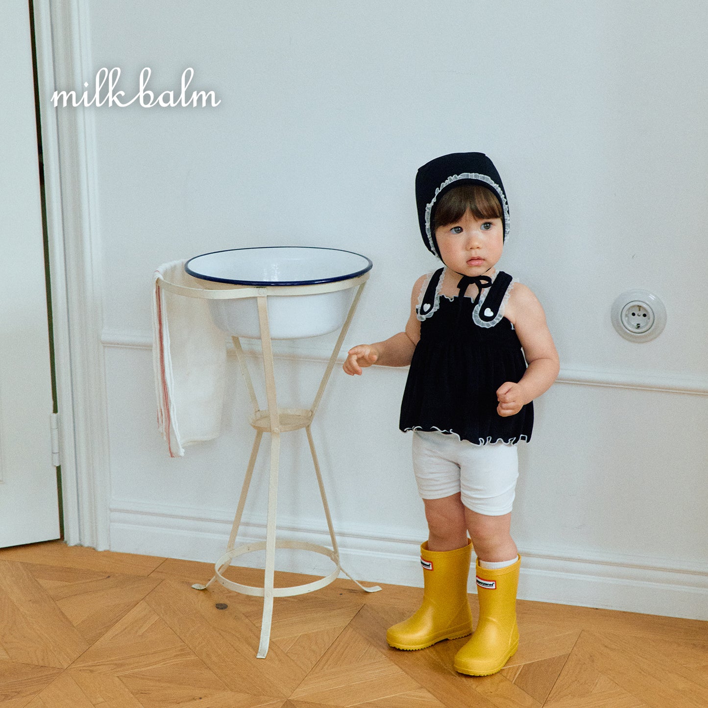 韓國童裝 26夏| MK01 Bella Smocking Swimsuit SET (80-120cm)