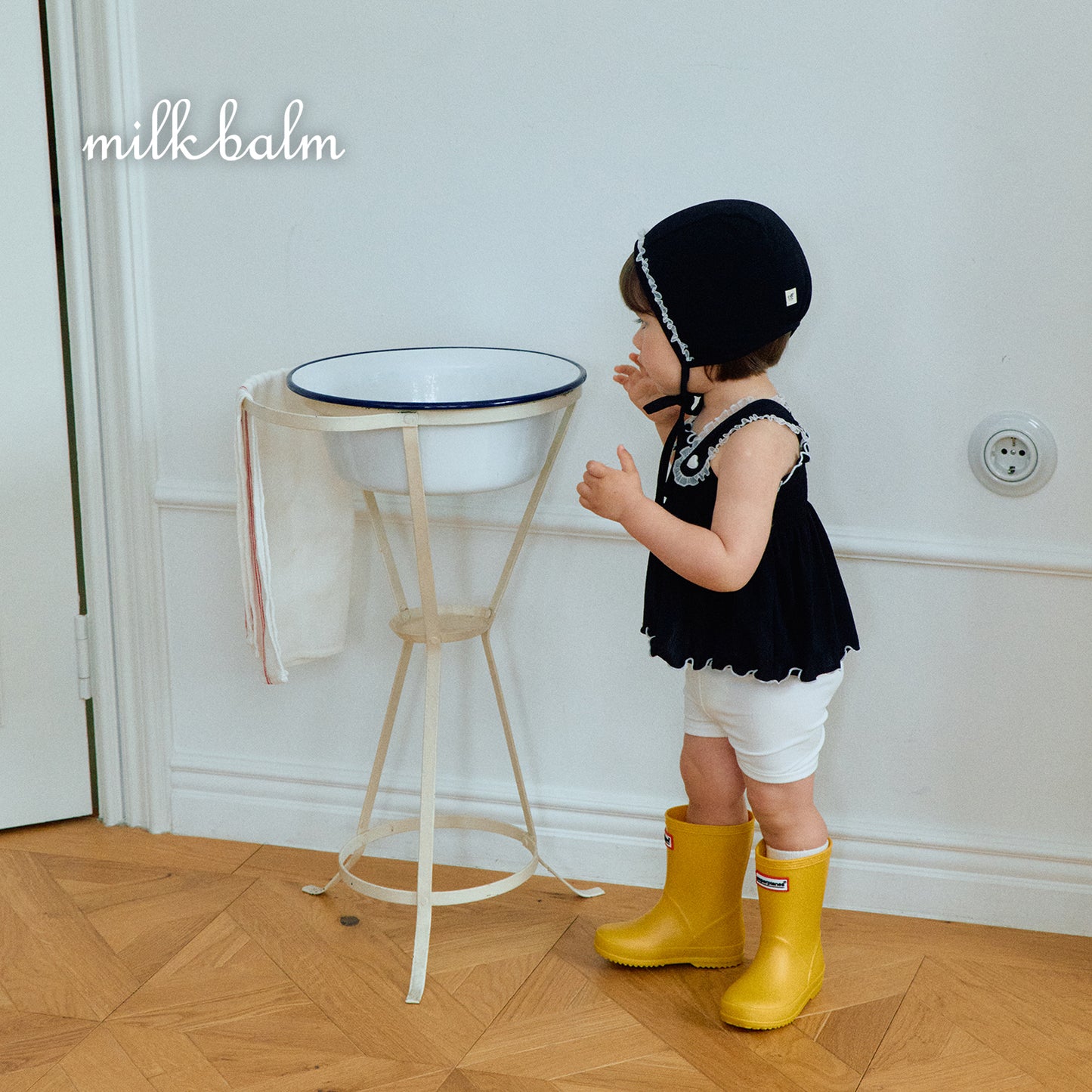 韓國童裝 26夏| MK01 Bella Smocking Swimsuit SET (80-120cm)