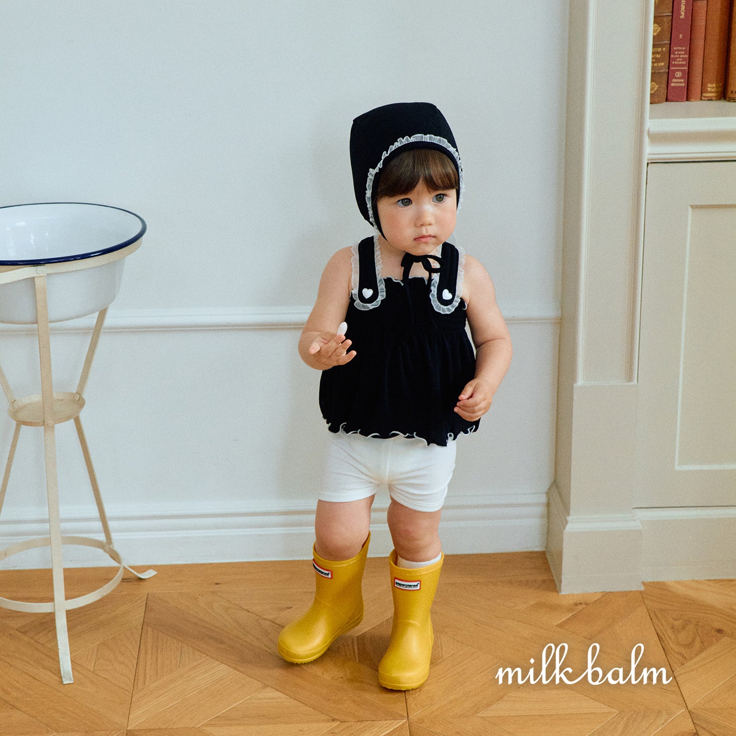 韓國童裝 26夏| MK01 Bella Smocking Swimsuit SET (80-120cm)