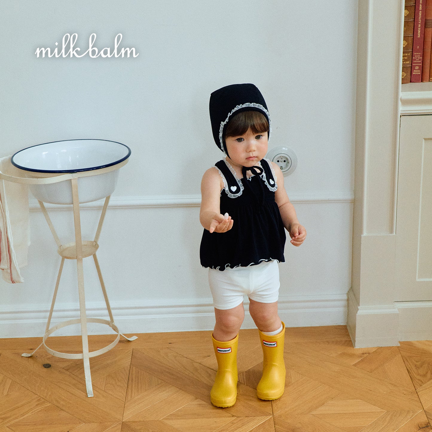 韓國童裝 26夏| MK01 Bella Smocking Swimsuit SET (80-120cm)