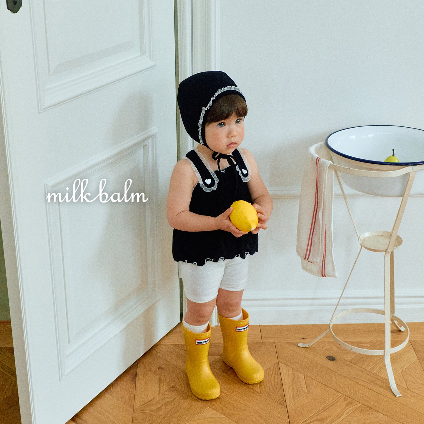 韓國童裝 26夏| MK01 Bella Smocking Swimsuit SET (80-120cm)