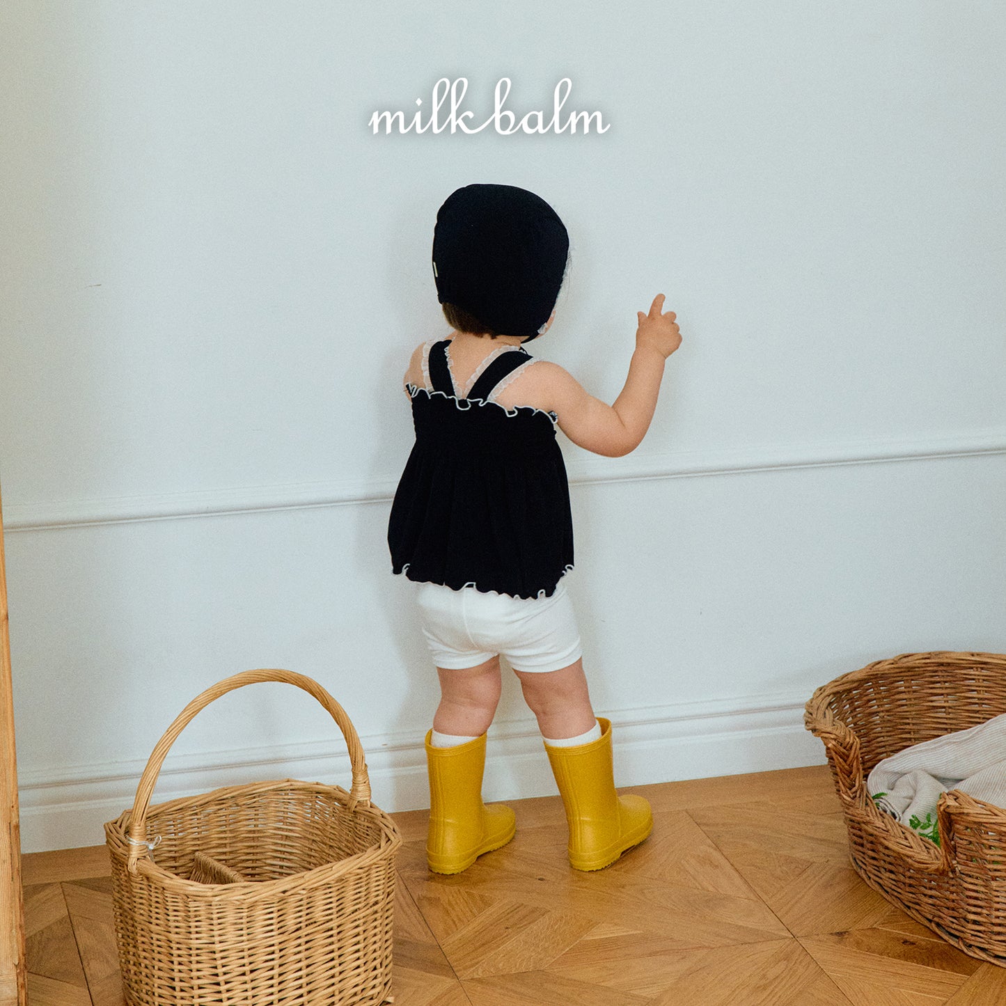 韓國童裝 26夏| MK01 Bella Smocking Swimsuit SET (80-120cm)