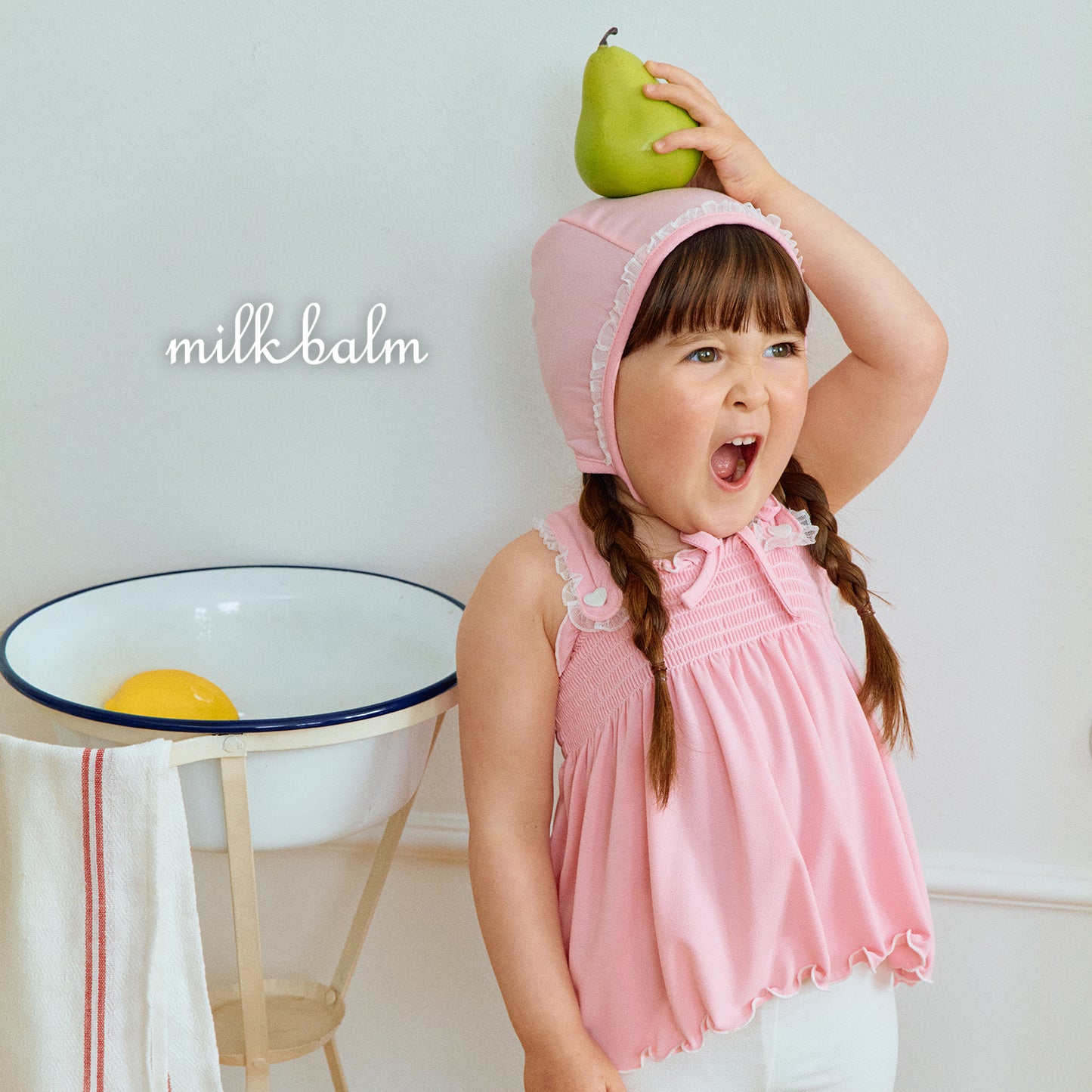 韓國童裝 26夏| MK01 Bella Smocking Swimsuit SET (80-120cm)
