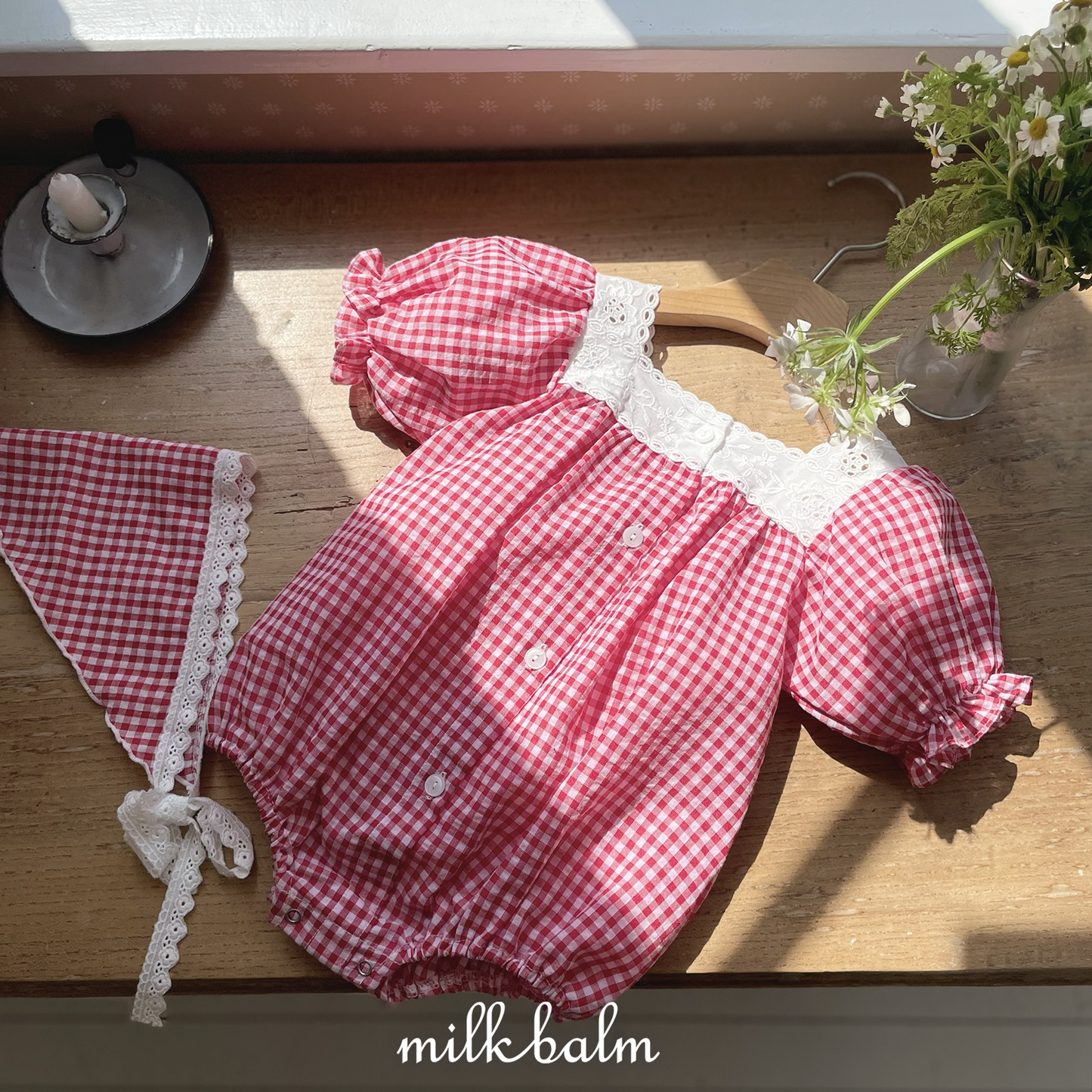 韓國童裝 26夏| MK09 Ivy Check Suit (75-90cm)
