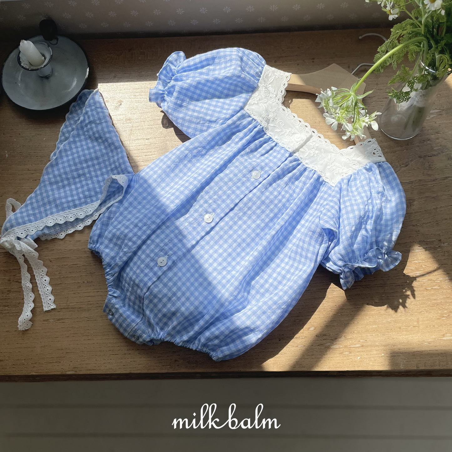 韓國童裝 26夏| MK09 Ivy Check Suit (75-90cm)